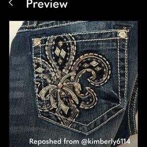 NWOT Miss Me Jeans size 31 x 32